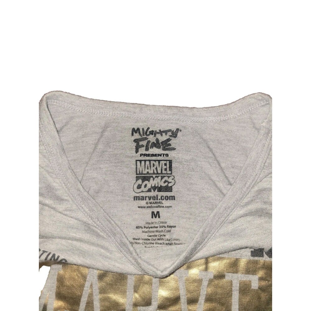 Mighty Fine Marvel Comics Womens Medium Tank Top Gray - Picture 3 of 5